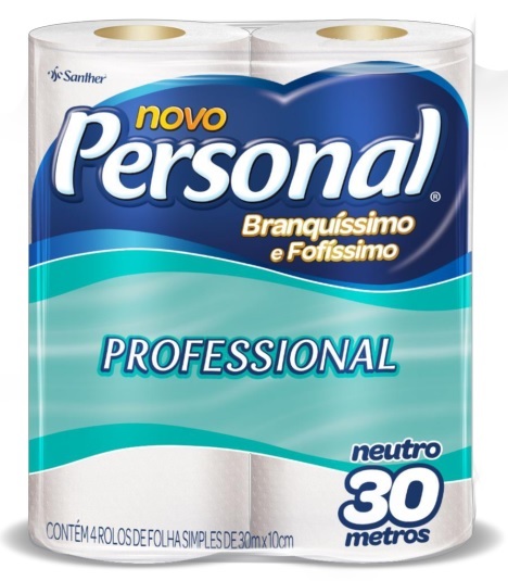 Papel Higiênico Folha Simples Br Com 4 Rolos 30mx10cm Personal