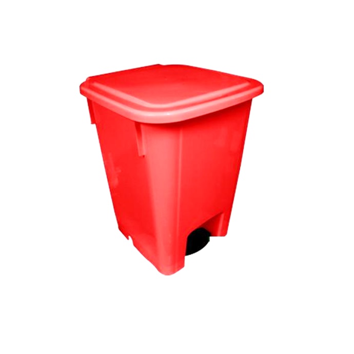 Lixeira 15L Com Pedal Vermelha Bralimpia Ref. MVCP15VM