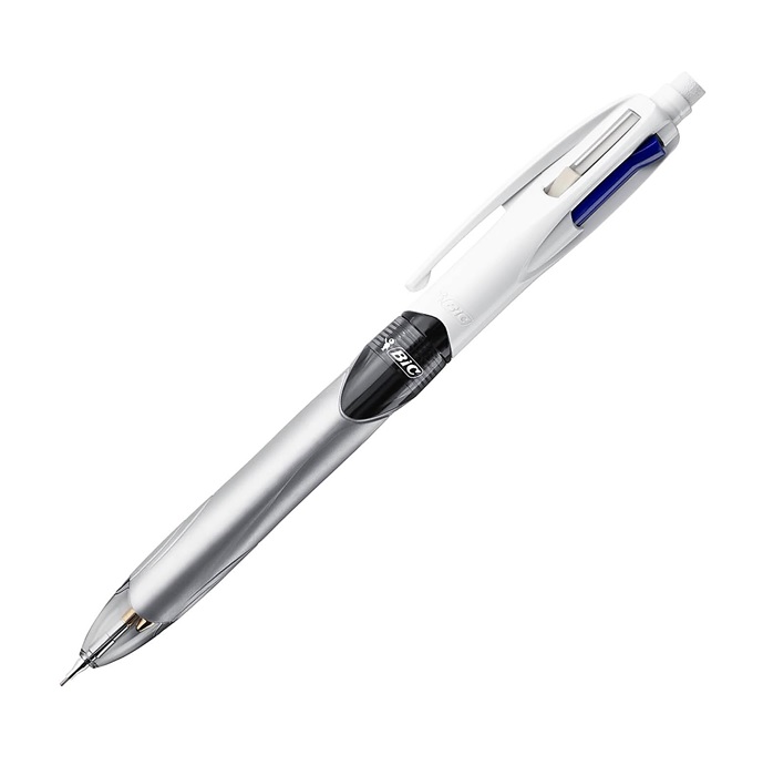 Caneta Esferog. Retratil Escrita Média Bic 4 Cores 3+1 C/Lapiseira Ref. 530053