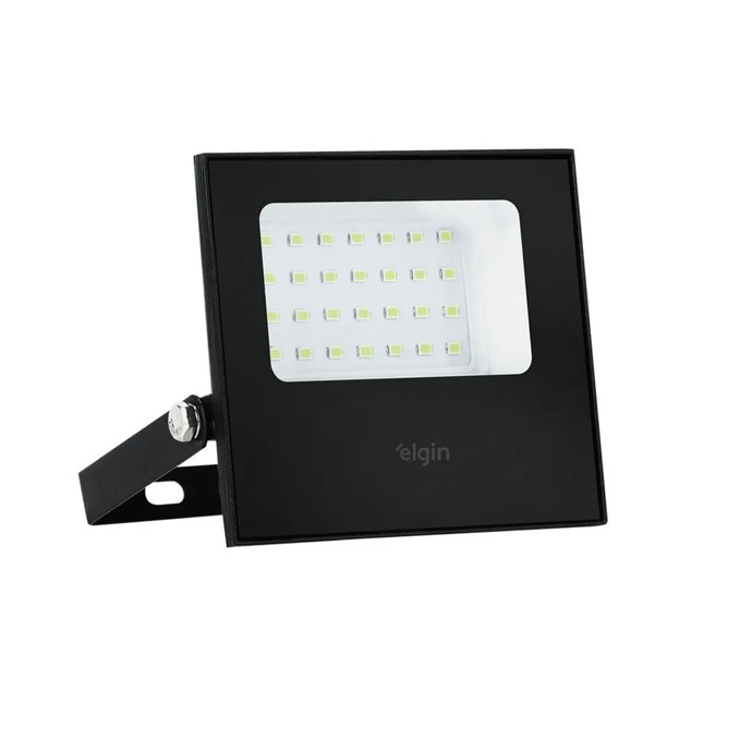Lâmpadas Projetor Led 30W Bivolt 6500K Preto Elgin 48RLED30GP00 - Image 2
