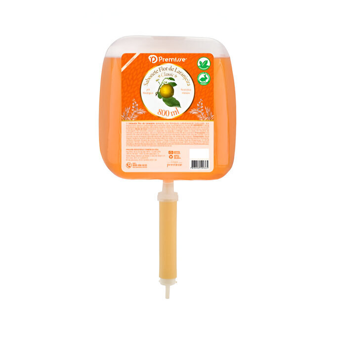 Sabonete Líquido 800ml Refil Flor De Laranjeira Premisse