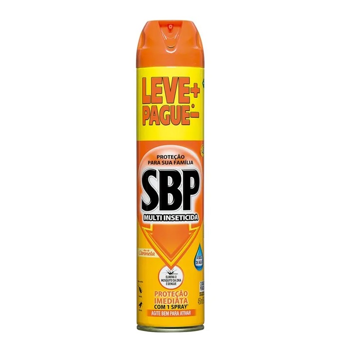 Inseticida Citronela 450ml Aerossol SBP L+P-