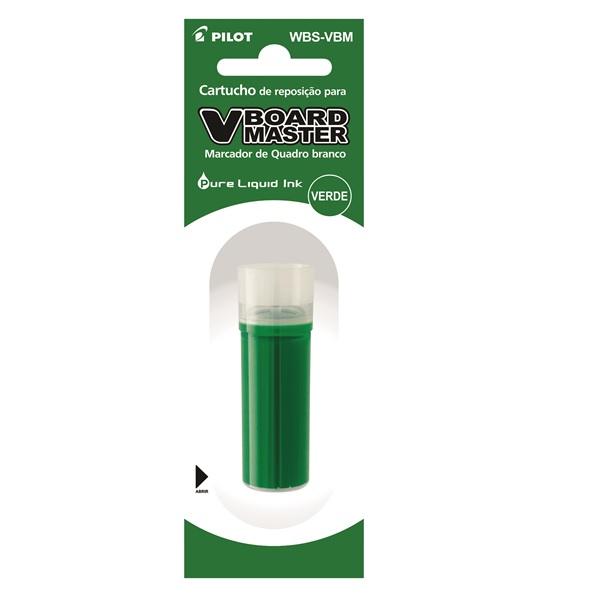 Refil Para Marcador Quadro Branco V-Board Master Verde Pilot