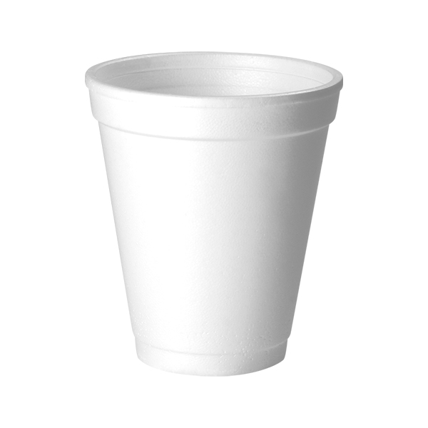 Copo Isopor 180ml C/ 25 UN Branco Copobras Ref. Cct-180