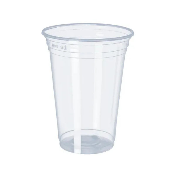 Copo Plástico 550ml C/ 50 UN Transparente (PP) Copaza Ref. CPP-550