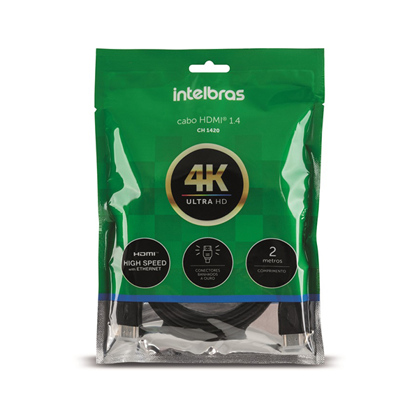Cabo HDMI 1.4 C/ 2m CH 1420 Intelbras