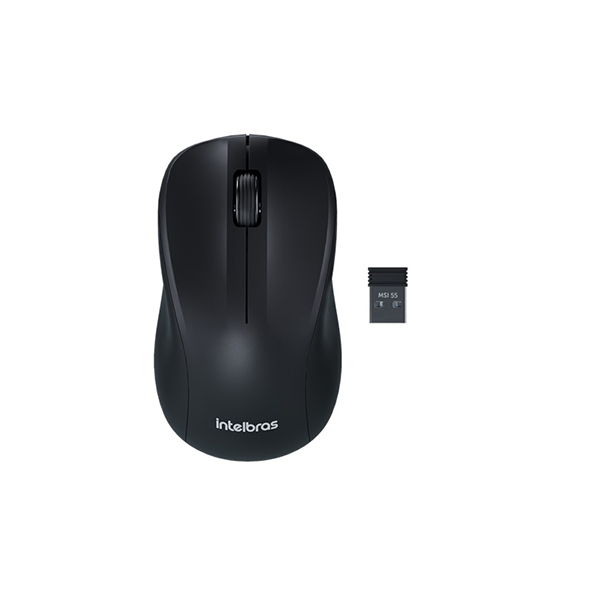 Mouse Sem Fio Preto Intelbras Ref. Msi55