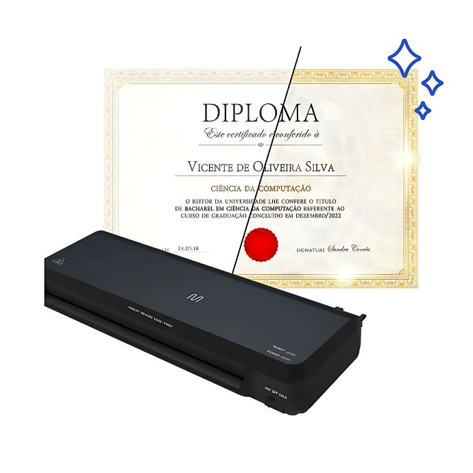 Plastificadora A4 QuickStart 127v Multilaser Ref. OF019 - Image 2