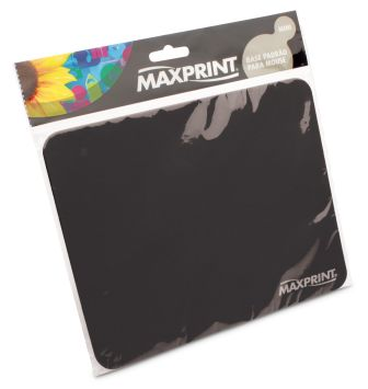 Apoio P/ Mouse Pad Liso 220x178mm Preto Maxprint Ref. 60357-9