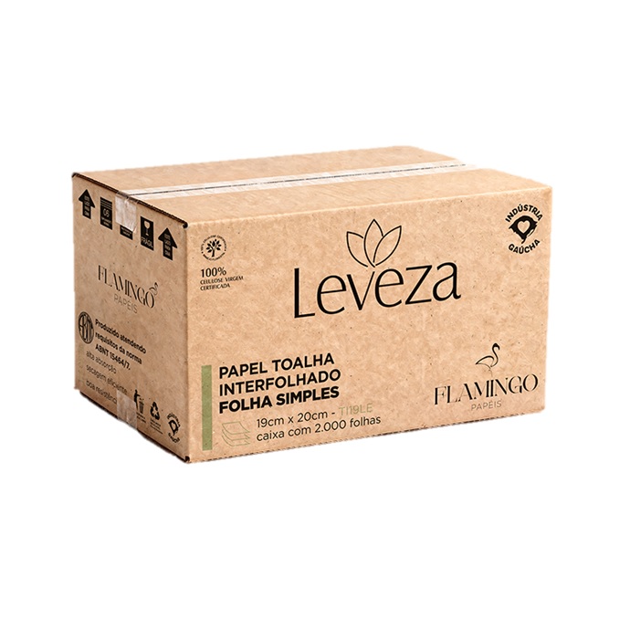 Papel Toalha Interfl Leveza CX C/2000 19X20 FL S TI19LE