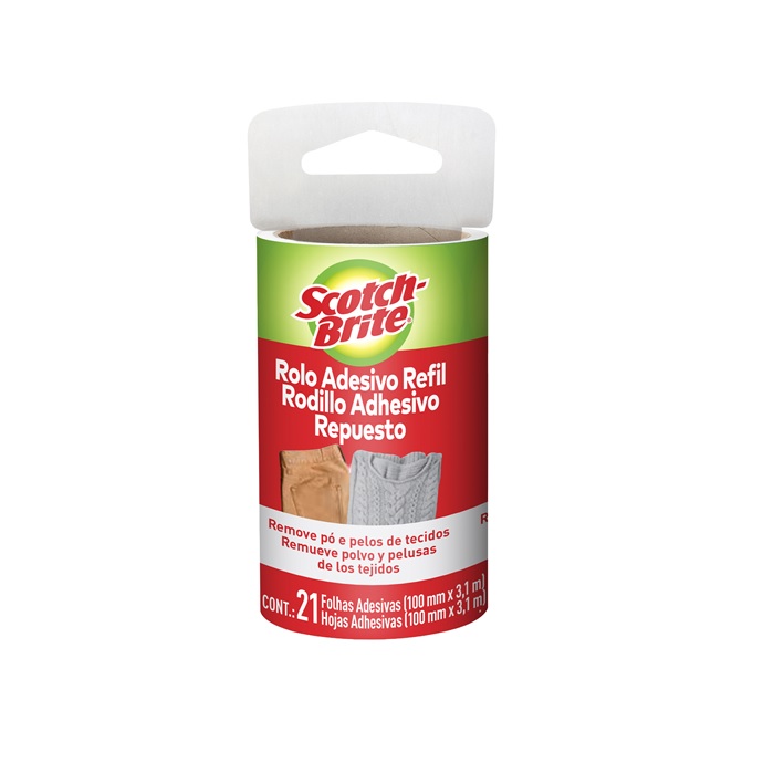 Refil Rolo Adesivo (Tira Bolinhas) 3M Scoth-Brite