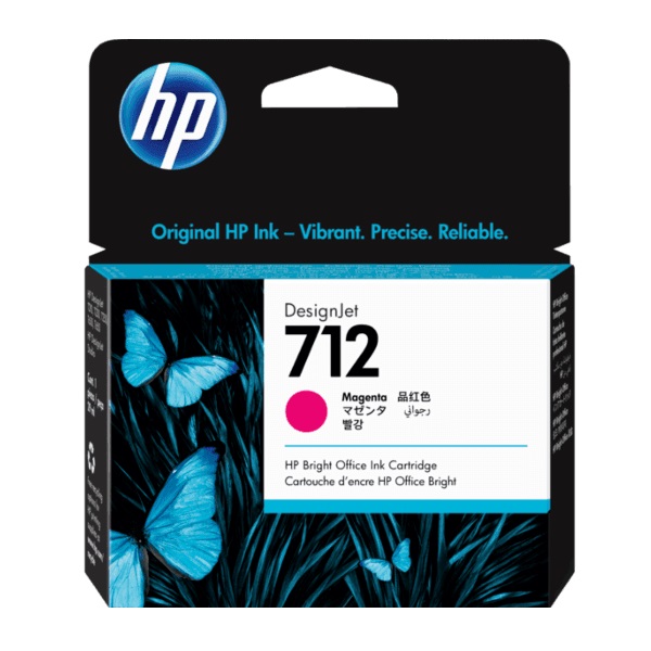 Cartucho HP 3Ed68A Magenta HP 712