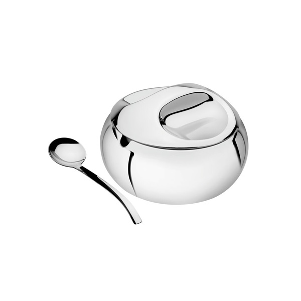 Açucareiro Em Aço Inox C/ Colher Tramontina